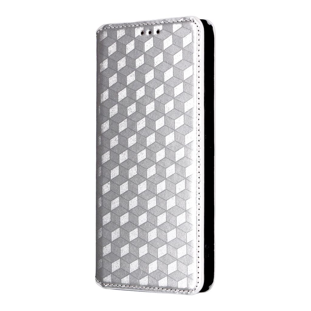 Для Xiaomi Poco M7 Pro 5G Чехол-кошелек Ромбовидный тисненый кожаный чехол для телефона