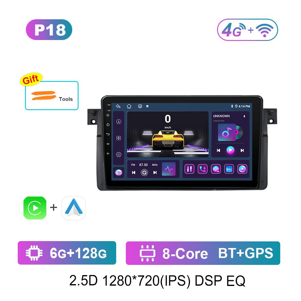 Android Car Radio Multimedia Video Player для BMW E46 M3 318/320/325/330/335 Bluetooth GPS навигация WiFi HD сенсорный экран
