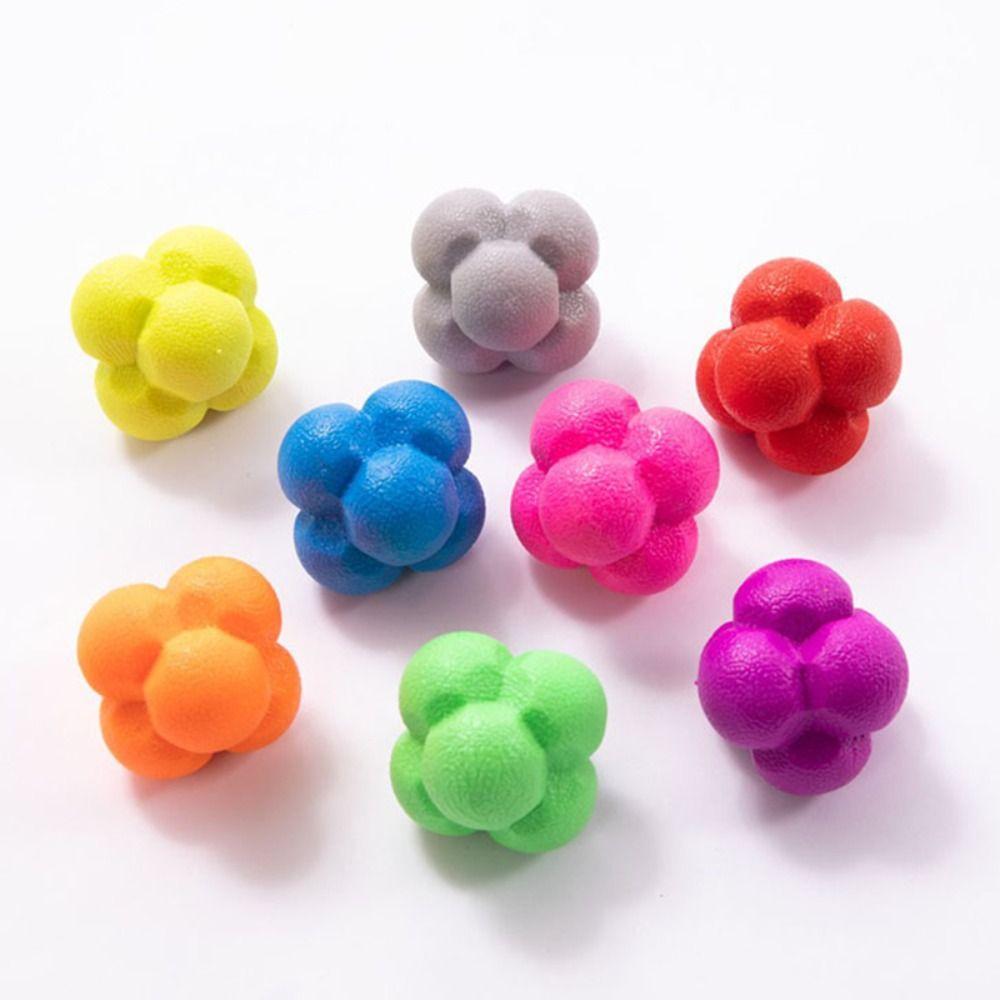 Reflex Games Hexagon Reaction Ball Improve Hand Eye Coordination Elasticity Ball Training Ball