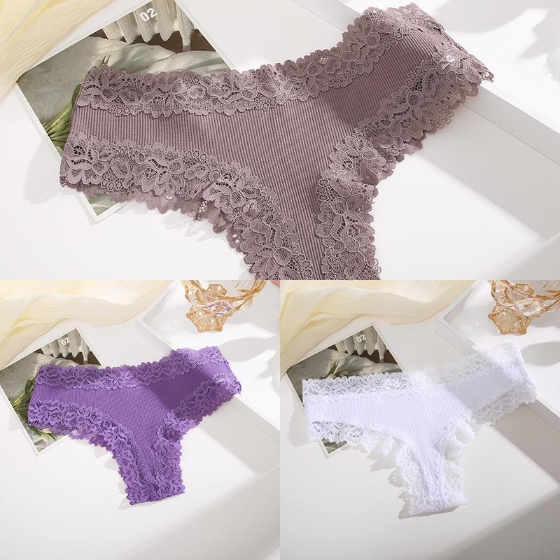 3 шт./компл. хлопковые трусы, женские удобные трусы, кружевное нижнее белье, женские мягкие трусы S-XL, женские трусики 2023