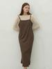 Le Studio Bag U-Ring Sleeveless Maxi Dress_Brown