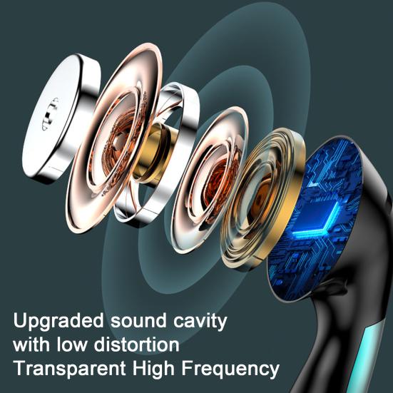 Проводные наушники Yousheng с шумоподавлением, чистый звук, спортивные наушники, проводная гарнитура-вкладыши с тяжелыми басами для OPPO, Huawei, Vivo, Xiaomi