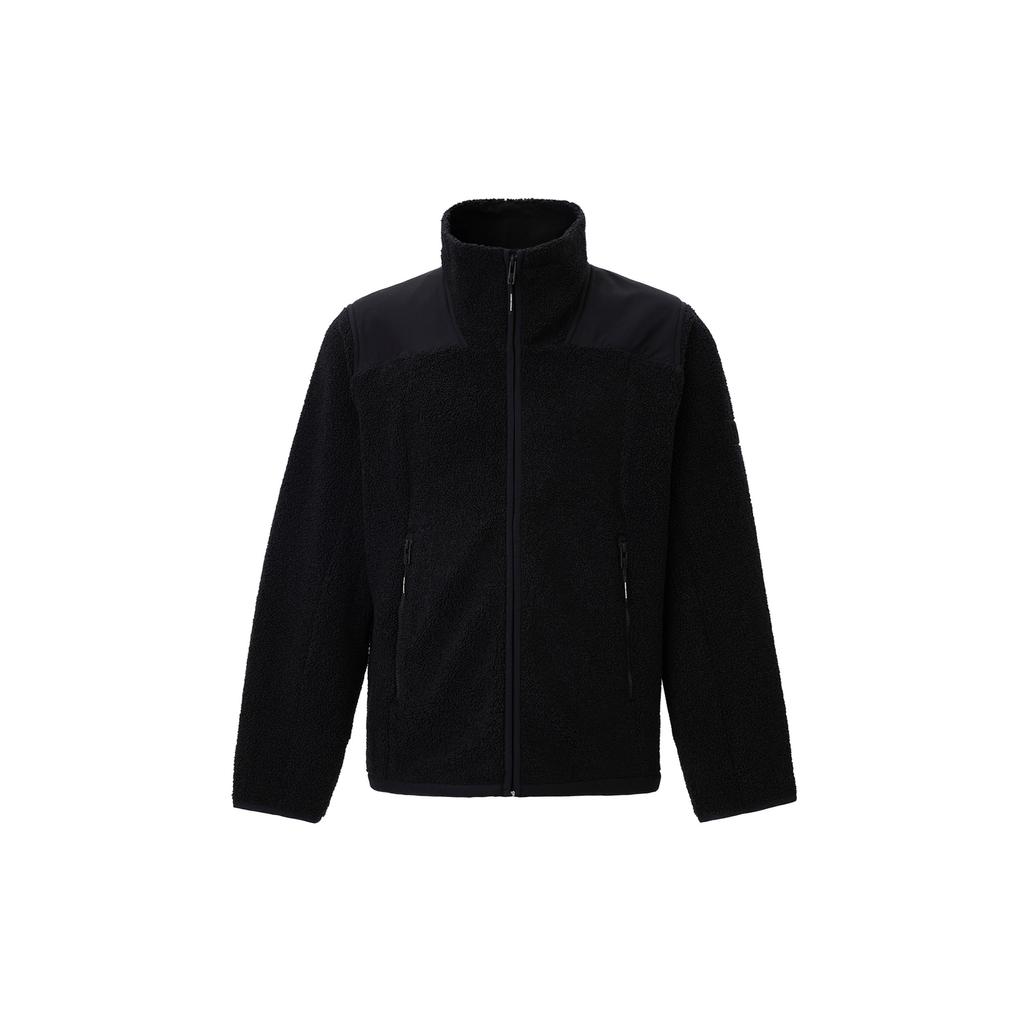 Under Armour Однотонная повседневная флисовая куртка с воротником-стойкой и длинными рукавами, мужская куртка черного цвета 1378845-001
