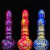 King Kong Bell Liquid Silicone Mixed Color Anal Plug Sex Toys for Women with Oversized Backyard Expansion Anal Masturbation Device