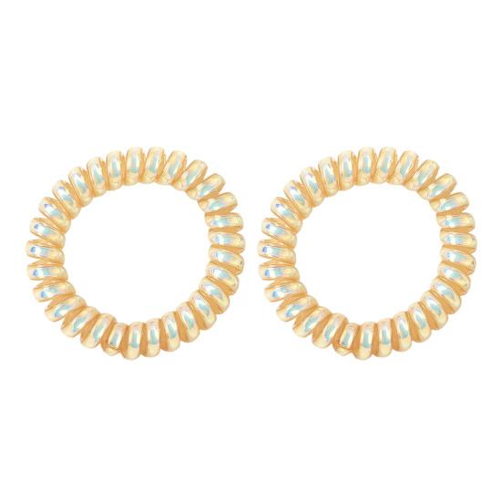 2 шт., женская пластиковая веревка для волос, телефонная проволока, резинка для волос, высокоэластичная резинка для волос, повязка на голову, инструменты для укладки волос