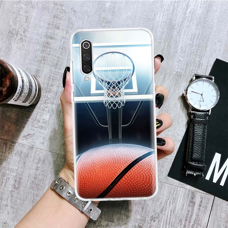 Чехол для телефона с рисунком баскетбольного кольца и мяча для Xiaomi Redmi Note 15 14 13 12S 12 Pro Plus 11S 11E 11 11T 10S 10 Art Мягкий чехол с узором Re