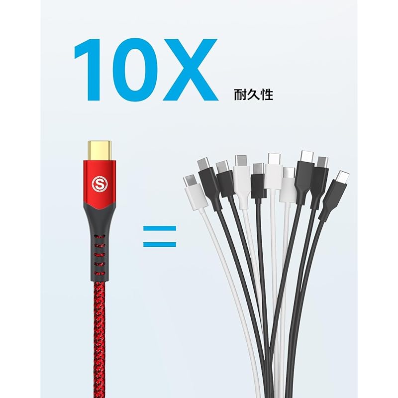 Кабель USB Type C [Комплект из 2 штук по 1 м] Кабель Sweguard USB-C на USB-A 3,2 А [совместим с QC3.0 [Быстрая зарядка] тип C Кабель для зарядки iPhone15 Pro Max, iPhone16