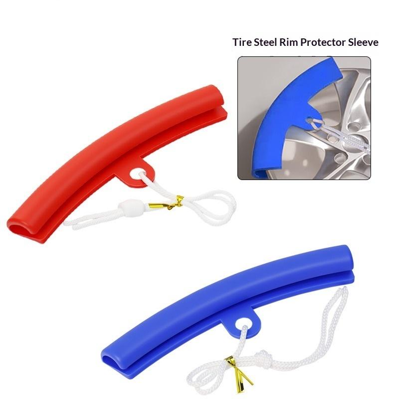 5Pcs Anti Scratch Car Motorcycle Wheel Rim Guard Bicycle Tire Protector for Urban Driving and Parking