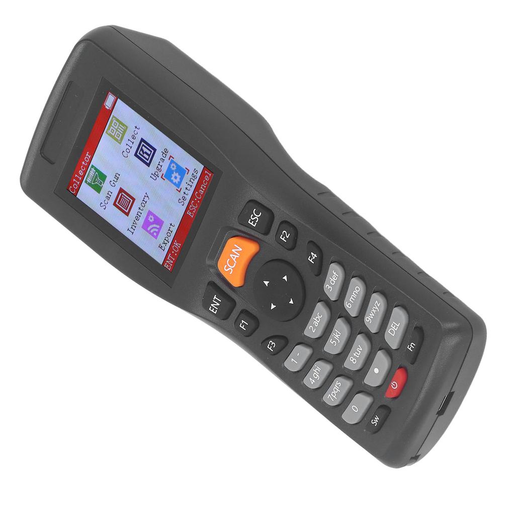 1D сканер штрих-кода 2.4GHZ беспроводной сборщик данных портативный сканер инвентаризации 2.2-дюймовый цветной экран