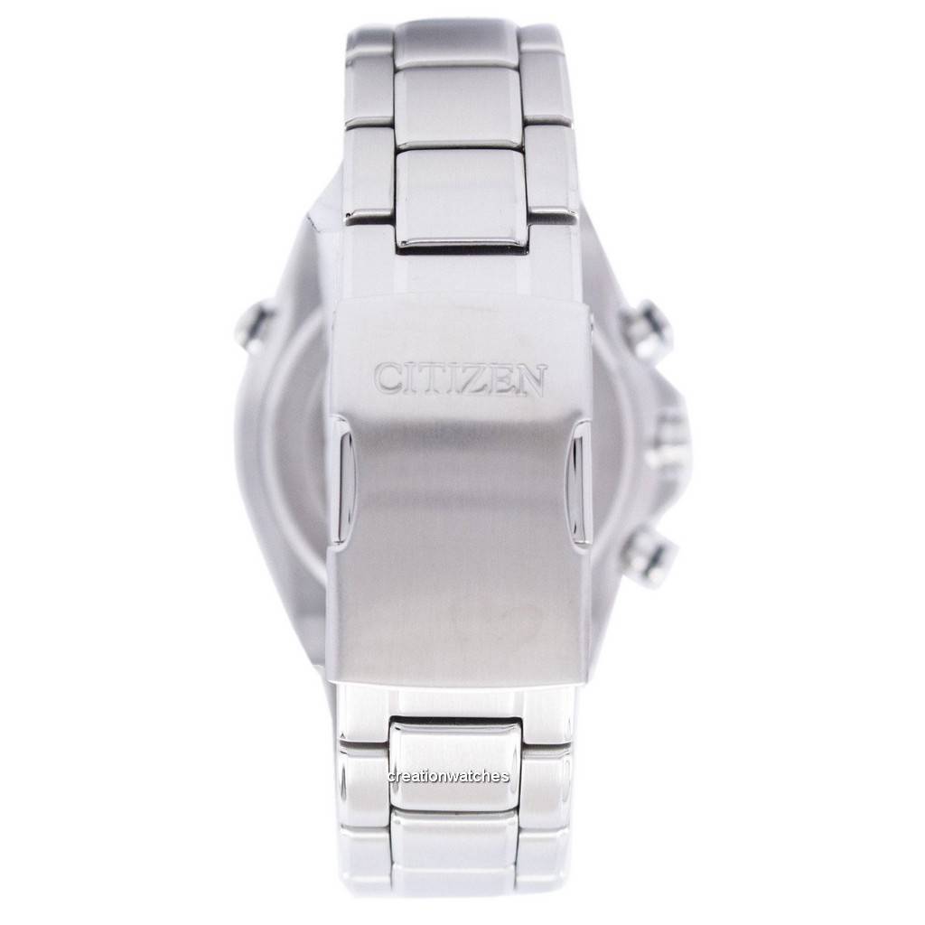 Citizen Мужские часы Eco Blue Angels с радиоуправляемым мировым хронографом AT8020-54L