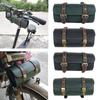Retro Bicycle Saddle Bag Versatile Motorcycle Electric Scooter Bike Storage Pouch with Adjustable Buckles Stylish Organized Solution