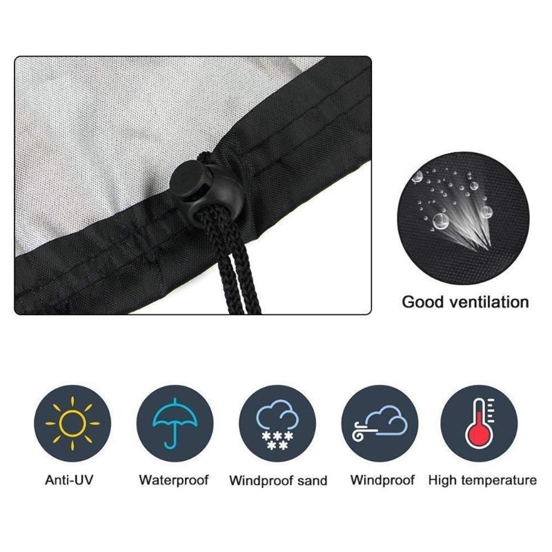 Waterproof Patio Chair Cover 210D Oxford Patio Furniture Cover Durable X3UC