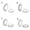 Small Body Piercing Jewelry Labrets Lip Ear Studs Rhinestone Cartilage Helix Tragus Earrings