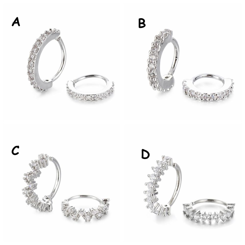 Small Body Piercing Jewelry Labrets Lip Ear Studs Rhinestone Cartilage Helix Tragus Earrings