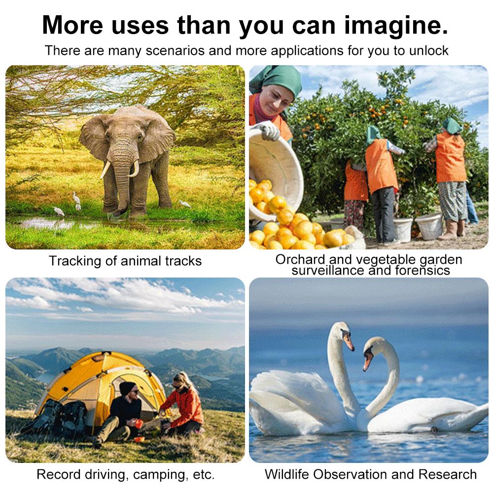 Мини-охотничья камера HD Wildlife Monitor 940nm инфракрасное ночное видение прочная и водонепроницаемая камера для слежения за дикой природой для разведки и охоты