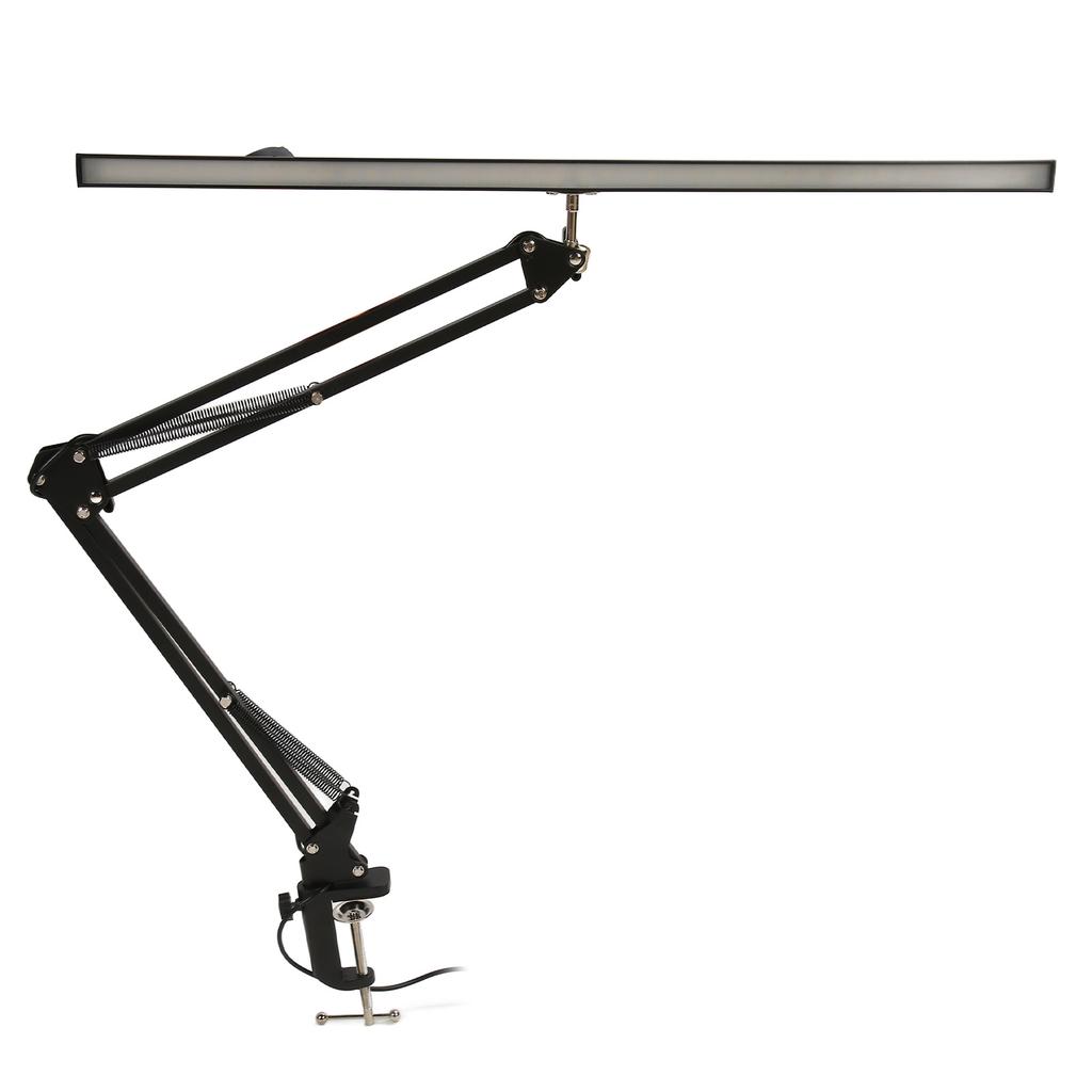 LED Buty Lamp with Clamp Clip On Desk Lighting Swing Arm Brightness Salon Lamp for Makeup Tattoo Eyebrow Rding