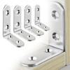 Stainless Steel Angle Corner Brackets Fasteners Corner Stand Supporting L-shaped Fixed Bracket Connection Furniture Hardware