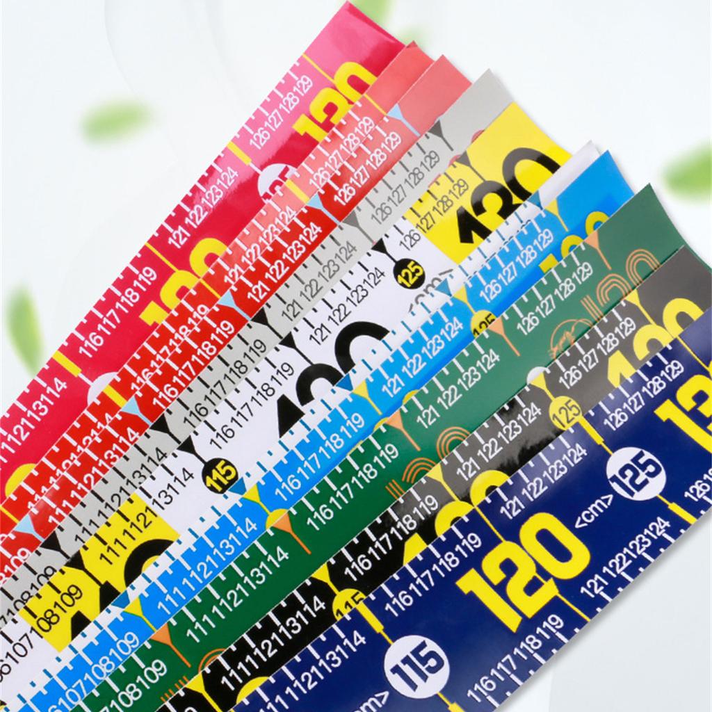 51in Portable Fish Measurement Tool Adhesive Soft Fishing Tape Measure Saltwater Fish Measuring Tape Fishing Essential