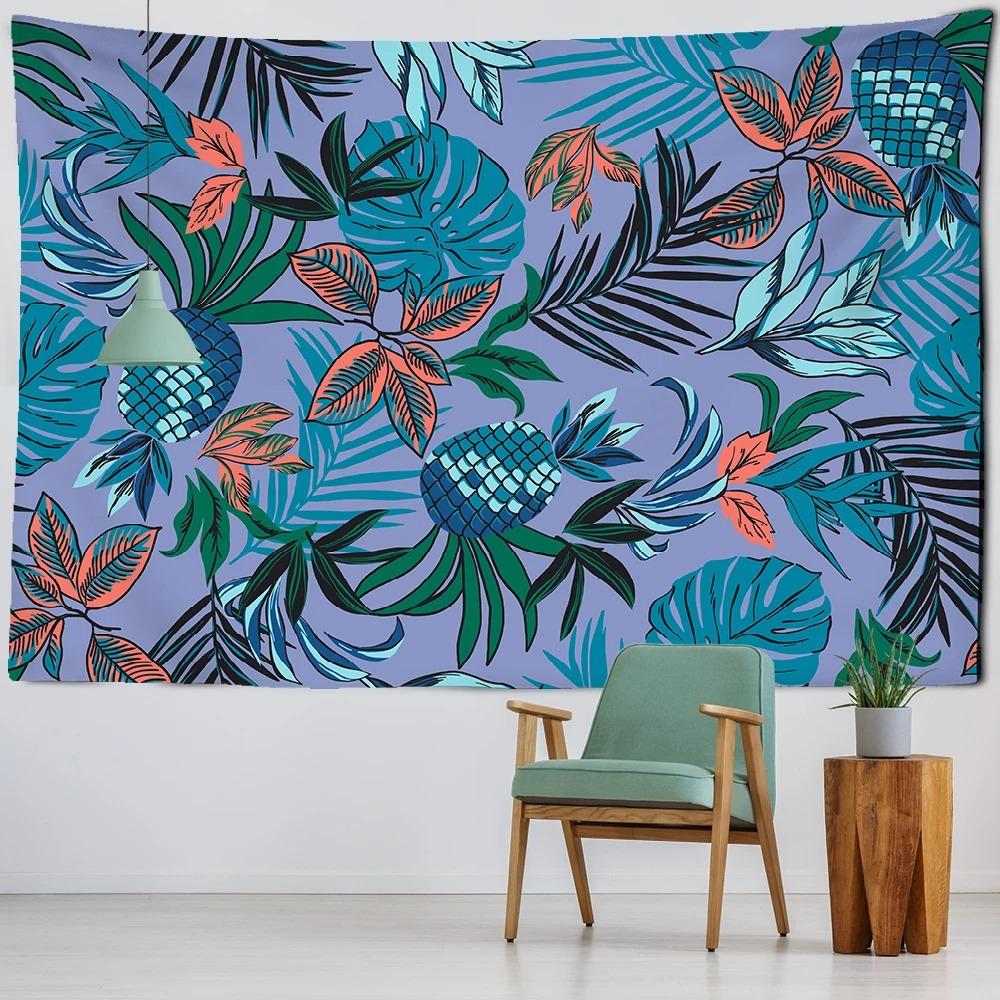 Tropical Plant Palm Leaf Background Cloth Home Wall Decoration Tapestry Office Living Room Tapestry