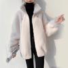 New Pellet Sheep Shear Coat for Women's Sweatshirt Lamb Fur Integrated Fur Coat