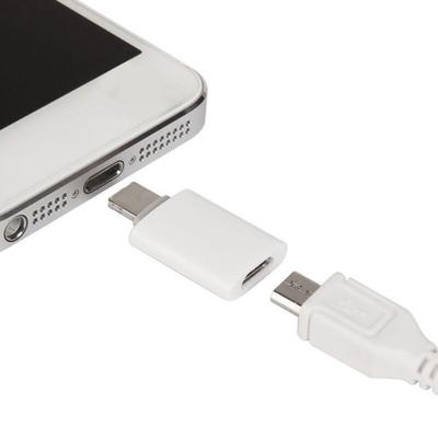 Мини Быстрый Переходник-Конвертер для OTG Зарядка iPhone на Android Micro USB