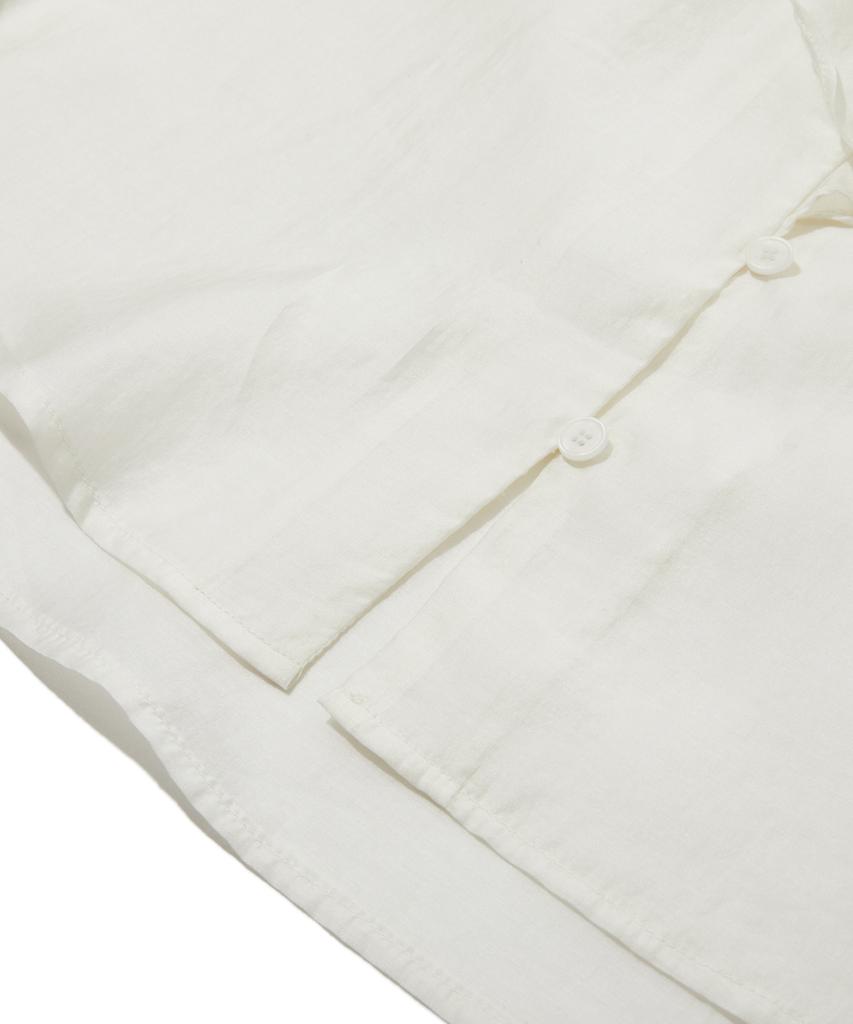 PENFIELD Neck Frill Blouse Ivory_Fs1Wr23F