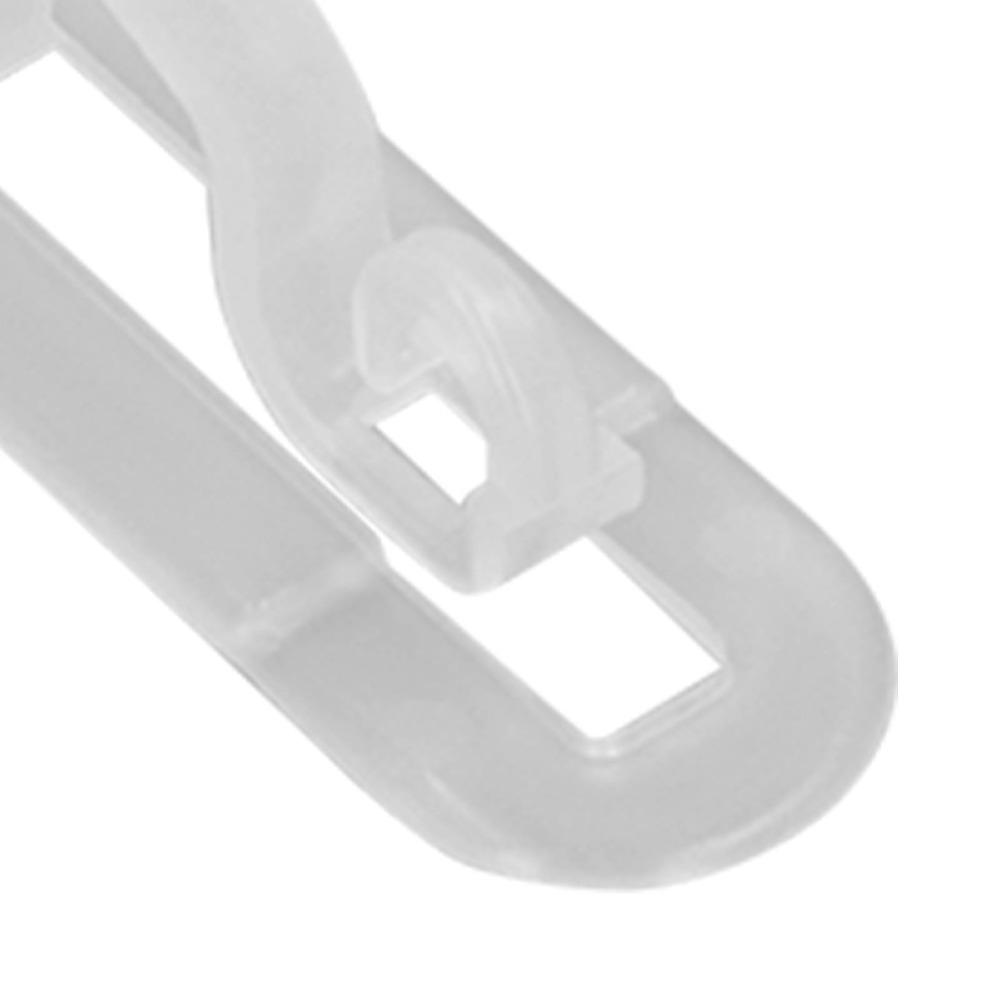60Pcs 1.8 x 2 x 8.5cm Christmas Light Clips Waterproof Outdoor Light Clips  Gutter Mounting