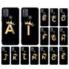 Letter Gold Crown Phone Case For Moto G84 G23 G24 G31 G32 G41 G51 G52 G53 G54 G71 G82 G42 G62 G200 G Play G Stylus