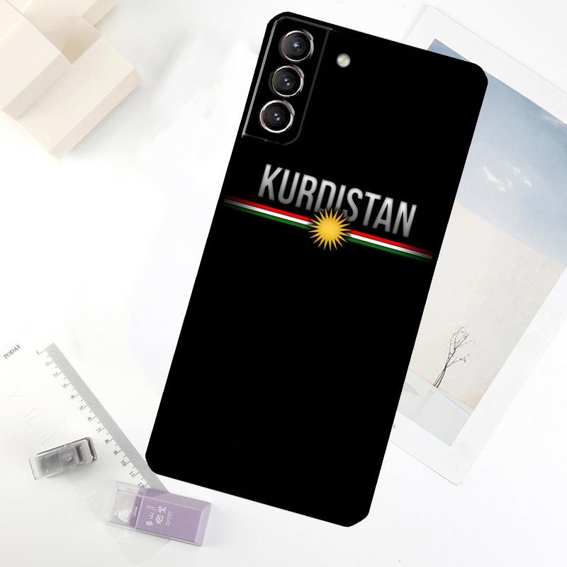 Kurdistan Flag Phone Case For Samsung Galaxy S25 S26 Ultra S20 S21 S22 S23 S24 Ultra S10 Plus S25 FE Cover