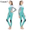 SLINX One-piece Long Sleeved Diving Suit Women's 2mm UV Resistant Surfing Suit Diving Wet Suit Warm Swimsuit