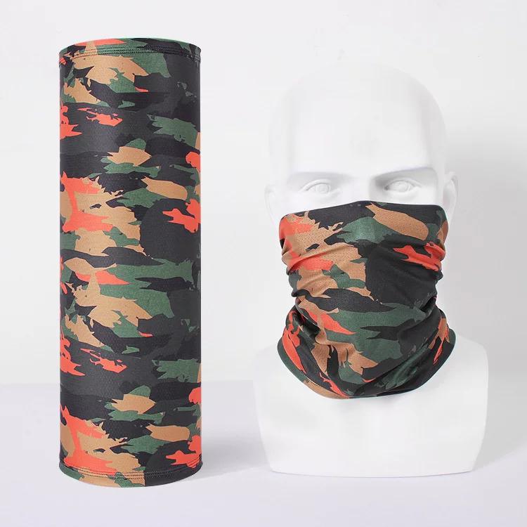 [Buy One, Get One Free] Outdoor Sports Ice Silk Magic Headscarf Camouflage Sun Protection Cycling Mask Summer Thin Neck Scarf