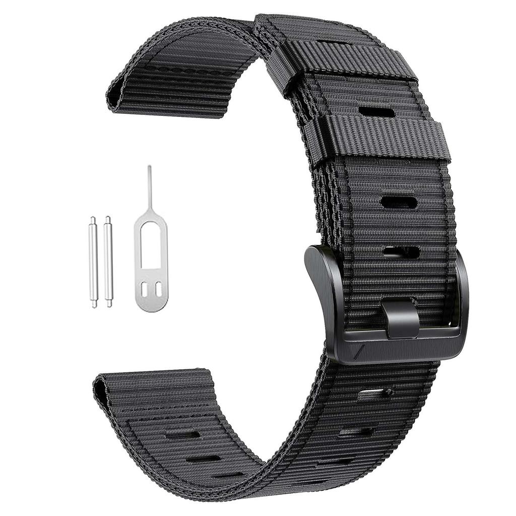 Прочный нейлоновый ремешок для часов Garmin Instinct 2/2X/3 45/50 мм, прочный дышащий браслет для Instinct Solar/Esports, тактический ремешок