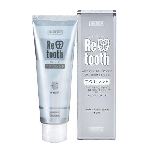 Retooth Excellent Toothpaste Gel, Dentist-Approved, 75g