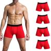 4pcs Boxers Man Underwear Sexy Underpants Mens Cotton Men's Panties Pack Brand