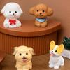 Resin Animal Figurines Cartoon Micro Landscape Ornaments Cute Dog Figurines Miniatures  Garden