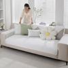 Ice Silk Sofa Cushion Summer Mat Seat Cushion  New Sofa Cover Non-Slip Backrest Armrest Cover