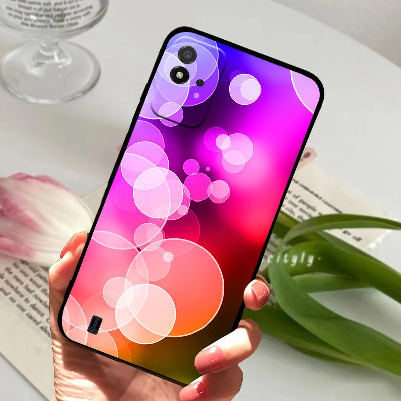 For OPPO Realme Narzo 50i Case 50i Prime Beach Sunset Shockproof Silicone Phone Cover For Narzo 50A Bumper Shells 50A Prime