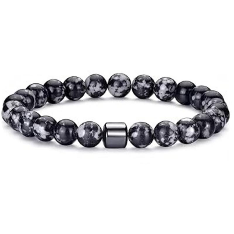 Модный браслет, микромагнитный браслет, браслет из натурального камня, женский браслет с магнитной терапией, ювелирные изделия