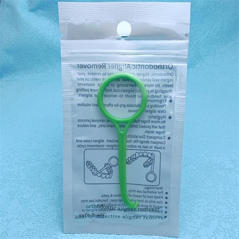 100Pcs Orthodontic Aligner Chewies Hook Dental Invisible Removable Brace Extractor Tooth Socket Remover Removal Tool Oral Care