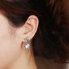 Needle Rhinestone Shiny Prevent Allergy Jewelry Dangle Drop Earrings Fashion Accessories Ear Studs
