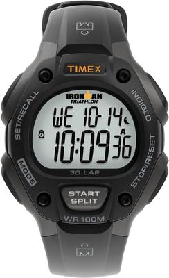 Timex T5E901 Ironman Traditional Resin Strap Men's 30-Lap Gray/Black [Товар]