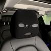 Universal Car Seat Headrest Cover Balaclava 3Hole Full Cover Halloween Christmas Funny Car Decoration