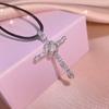 Cross Necklace for Women with Niche Design  Personalized Collarbone Chain Simple Temperament Pendant Ornaments
