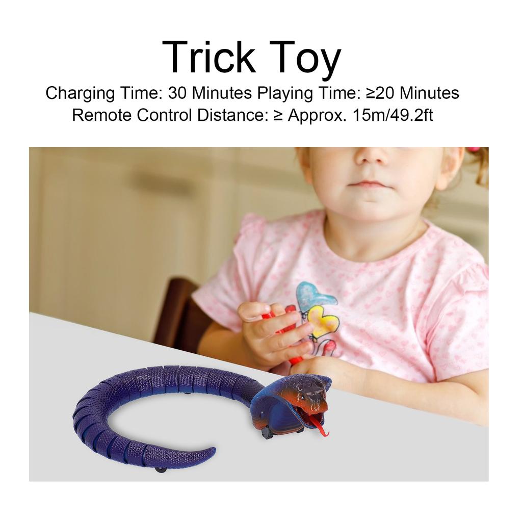 Infrared Remote Control Snake Toy Simulation Snake Animal Model Electric Trick Toy