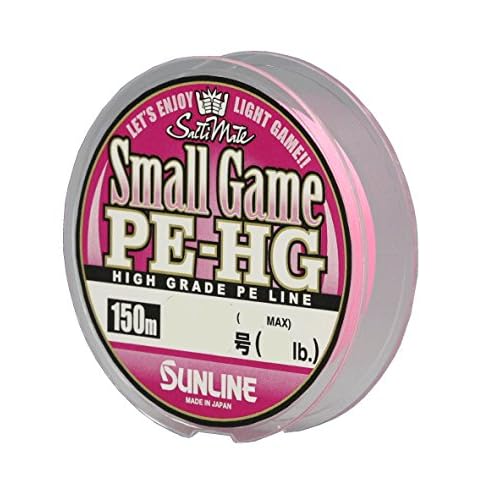 [SUNLINE] Saltimate Small Game HG PE Line 150m No.0.6 10lb Sakura Pink
