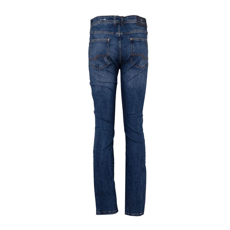 Мужские джинсы из необработанного денима с эффектом потертости в Мехико