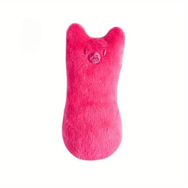 Игрушки из кошачьей мяты для шлифовки зубов, забавные интерактивные плюшевые игрушки для кошек, котенок, жевательная вокальная игрушка, когти, укус большого пальца, кошка, мята для кошек