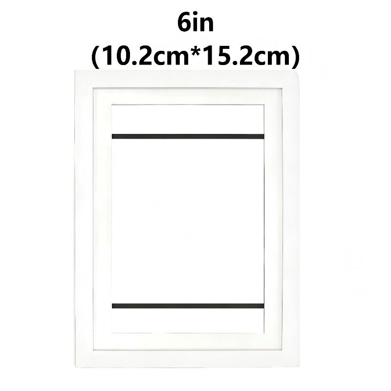 Ids Art Frames, Front Opening Kids Artwork Frames Changeable, White Artwork Display Storage Frame For Wall, Holds 50 Pcs, For 3D