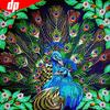 Алмазная вышивка Павлины 5d Алмазная картина Полная дрель Круглые животные Алмаз