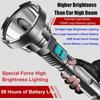 Super Bright LED Flashlight Rechargeable Generation Quad Core IPX6 Waterproof Camping Outdoor Adventure Flashlight